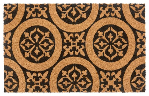 HANSE Home Fußmatte Ornaments, Türmatte, rechteckig, Höhe: 15 mm, Kokos, Schmutzfangmatte, Outdoor, Rutschfest, Innen, Kokosmatte, Flur