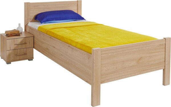 priess Bett Husum Schlafzimmer Jugendzimmer Rahmenbett, Komforthöhe, hochwertige Premium Qualität, für Motorrahmen geeignet
