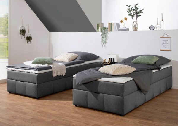 Home affaire Boxbett Niemes inkl. Bettkasten und Topper, auch in Überlänge erhältlich, Boxbett ohne Kopfteil, inkl. Topper Home affaire Boxbett Niemes inkl. Bettkasten und Topper, auch in Überlänge erhältlich, Boxbett ohne Kopfteil, inkl. Topper