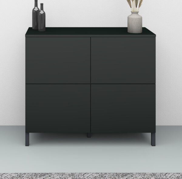 borchardt Möbel Kommode Haama, Sideboard mit Metallfüßen, Push-to-open-Technik, Breite 93 cm, Breite 93 cm borchardt Möbel Kommode Haama, Sideboard mit Metallfüßen, Push-to-open-Technik, Breite 93 cm, Breite 93 cm
