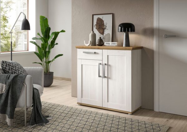 Home affaire Kommode COSENZA, Breite 95 cm, 2 Türen, 1 Schubkasten, in Landhausoptik, Anrichte, Schrank, Sideboard