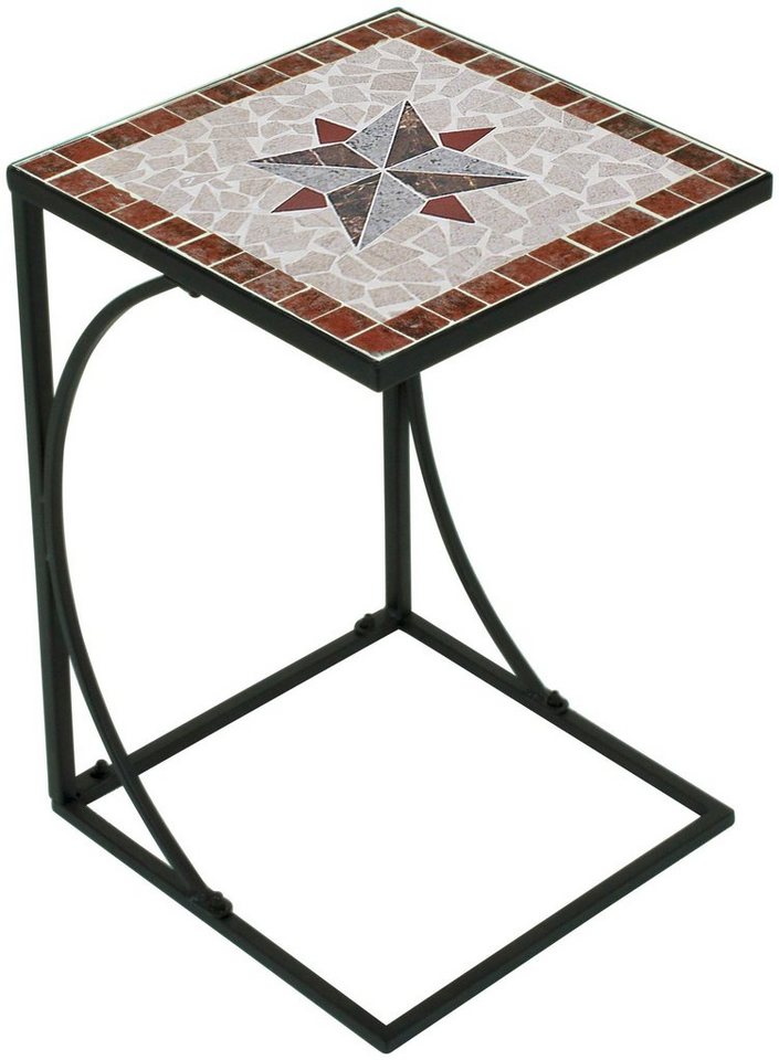 Garden Pleasure Gartentisch AMARILLO (Gartentisch, Balkontisch, OTTOs Choice), Tischplatte mit Mosaik