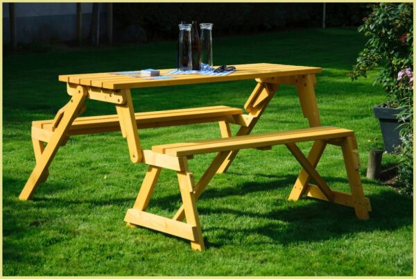 dobar Gartentisch 2 in 1, BxTxH: 138x144x77 cm dobar Gartentisch 2 in 1, BxTxH: 138x144x77 cm