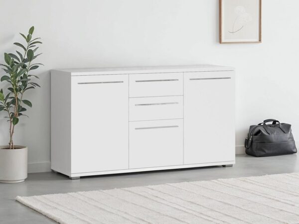 OTTO home Kommode Piano (H/B/T): 64,6/180/45,2cm), UV lackiert, Soft-Close Funktion