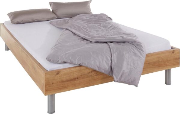 Wimex Bett Easy, große Auswahl an Größen und Farben, auch in Komforthöhe (Made in Germany), ohne Kopfteil, ideal unter Dachschrägen oder Fenster