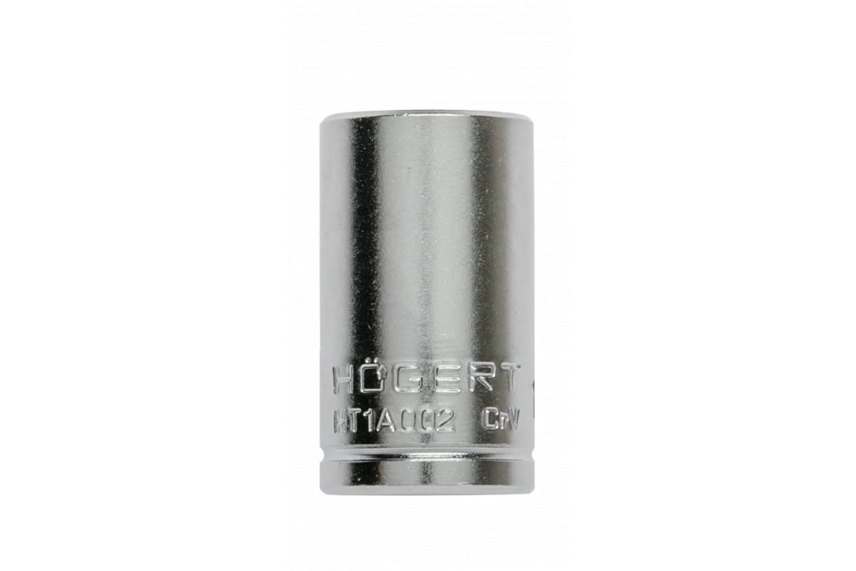 Högert Innensechskant-Nuss aus Stahl 1/4 Zoll DIN 3124 AS-Antrieb, 12 mm