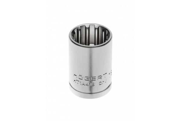Högert Sechskant-Steckschlüssel SPLINE aus Stahl 1/2 Zoll DIN 3121, 17 mm