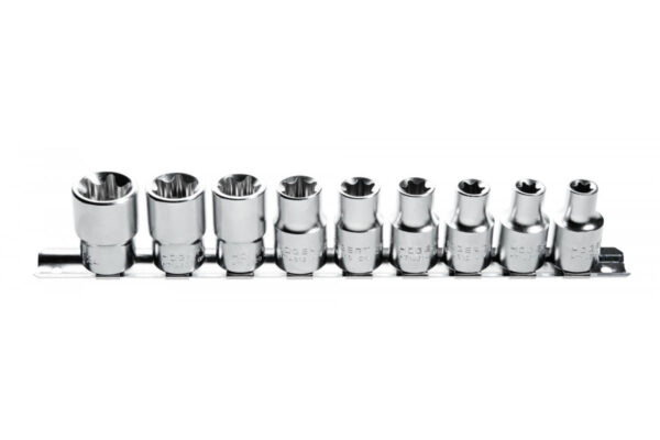 Högert Steckschlüsselsatz TORX 1/2 Zoll 9-tlg