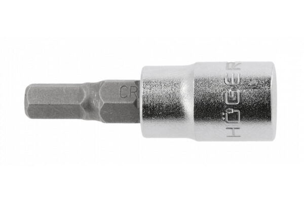 Högert Steckschlüsseleinsatz 1/4 Zoll Sechskant HEX, 4 mm