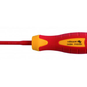 Högert Philips-Schraubendreher zum Arbeiten unter Spannung bis 1000V, PH1 - 80 mm