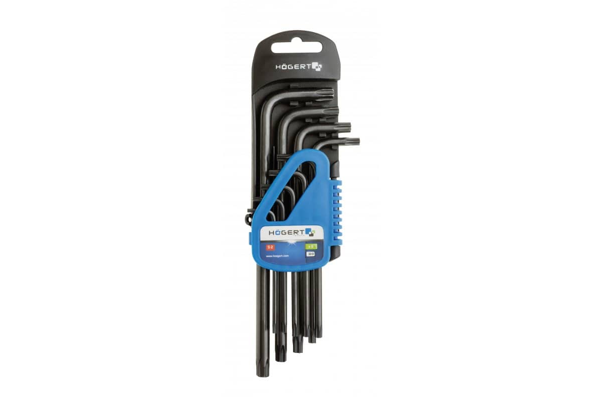 Högert Torx-Schlüsselsatz TX schwarz, 9-tlg