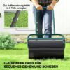 norma24-87335-refresh-12 Outsunny Rasenwalze Gartenwalze befüllbar mit Wasser oder Sand, 50cm Breite Handwalze
