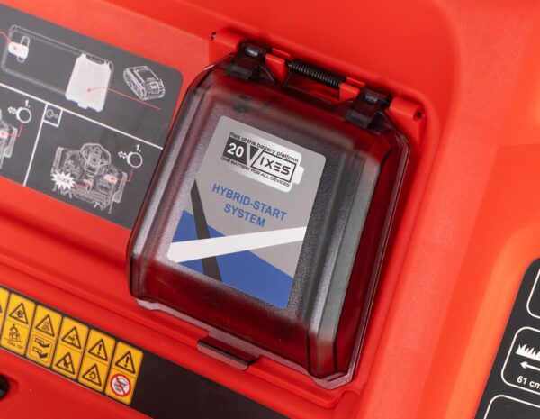 norma24-87398-4 Powertec Benzin – Aufsitzrasenmäher PG – ROM610 E Start