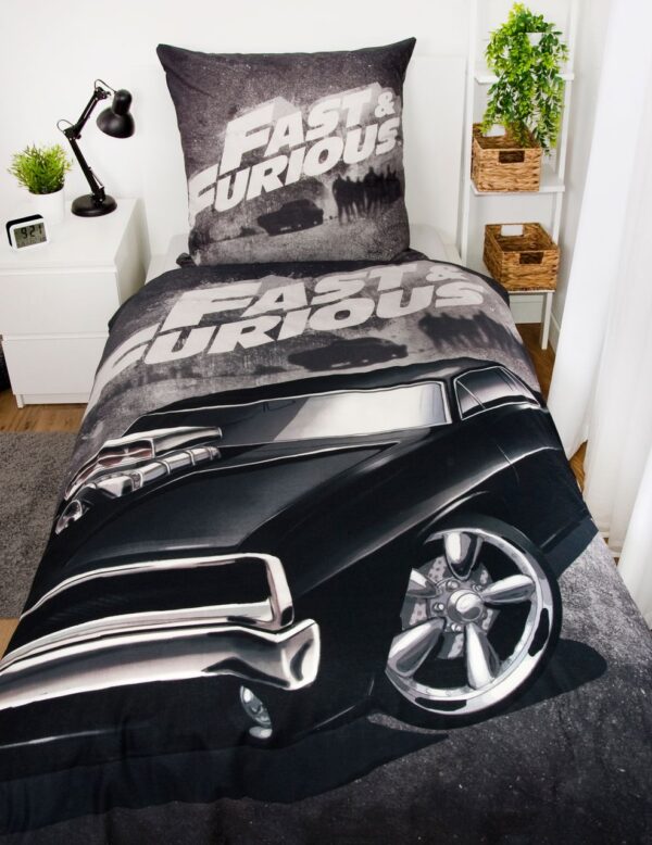 Herding Fast & Furious Bettwäsche Größe 80x80 + 135x200 cm