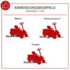 Scheppach Benzin – Aufsitzrasenmäher MR200 – 61 E Start 6 in 1