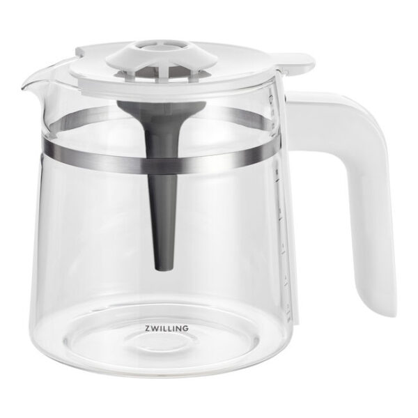 Zwilling ENFINIGY Filterkaffeemaschine mit 1.5l Glaskanne, Silber