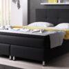 norma24-94852-refresh-1 IHG Boxspringbett Dallas 180x200 Webstoff Schwarz