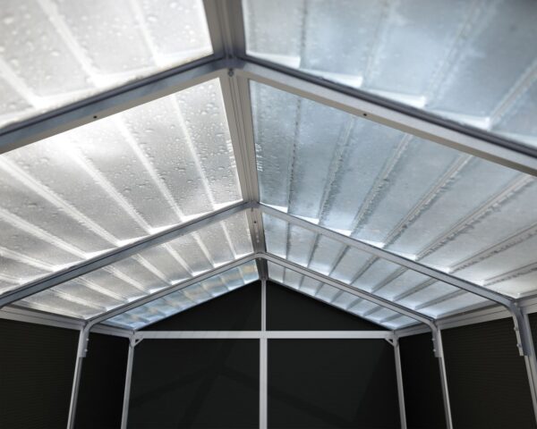 Canopia Gerätehaus Rubicon 6x5 Alu Grau 185x154cm