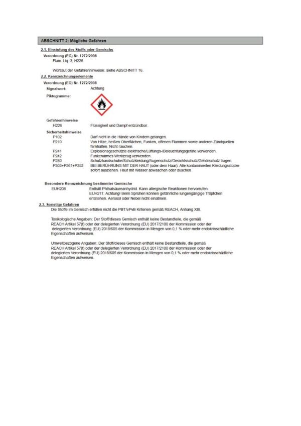 Weißlack weiß seidenmatt ca. 0,75 l – Bild 2