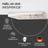 Respekta Dunstabzugshaube DH620WL weiß Edelstahl B/H/T: ca. 60x7,6x47 cm – Bild 3
