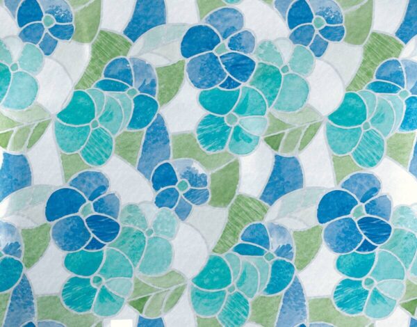 d-c-fix Dekofolie Ornamentglas blau türkis B/L: ca. 45x200 cm – Bild 2