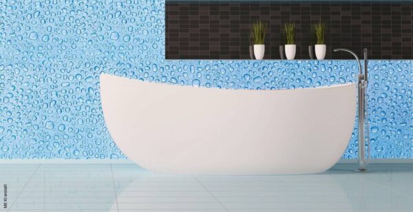 d-c-fix Dekofolie Wassertropfen hellblau B/L: ca. 45x200 cm – Bild 3