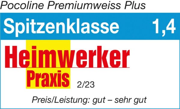 POCOline Raumfarbe Premium Plus weiß ca. 5 l – Bild 3