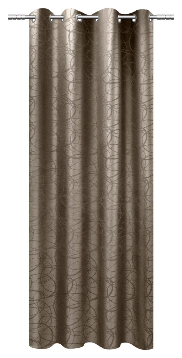 POCOline Ösenvorhang Eaton taupe B/L: ca. 140x245 cm – Bild 5