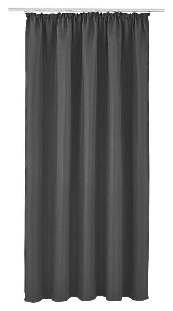 Verdunklungsvorhang Linus silber B/L: ca. 140x175 cm – Bild 3