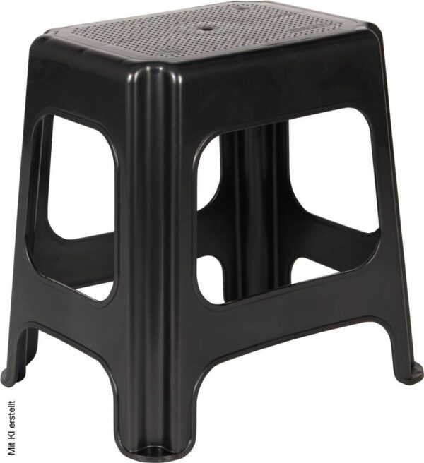 keeeper Hocker silber B/H/L: ca. 33,5x42,5x41 cm – Bild 2