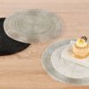 Platzmatte schwarz Kunststoff B/L: ca. 30x30 cm – Bild 3