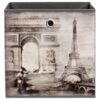 Motivbox Paris dunkelbeige B/H/T: ca. 32x32x32 cm – Bild 2