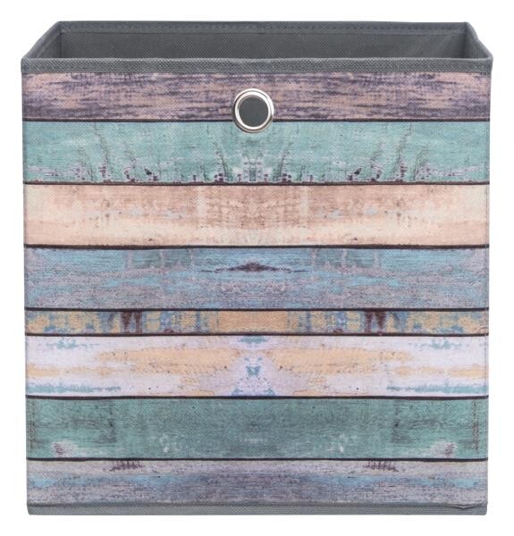 Motivbox Wood bunt anthrazit B/H/T: ca. 32x32x32 cm – Bild 2