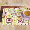 Platzmatte bunt Kunststoff B/L: ca. 28x44 cm – Bild 3