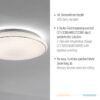 Just Light Deckenleuchte 14364-16 weiß Metall Kunststoff H/D: ca. 10x44 cm – Bild 4