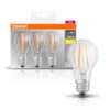 OSRAM LED-Leuchtmittel Filamentlampe BASE Classic A AC32394 3er Pack E27 – Bild 5