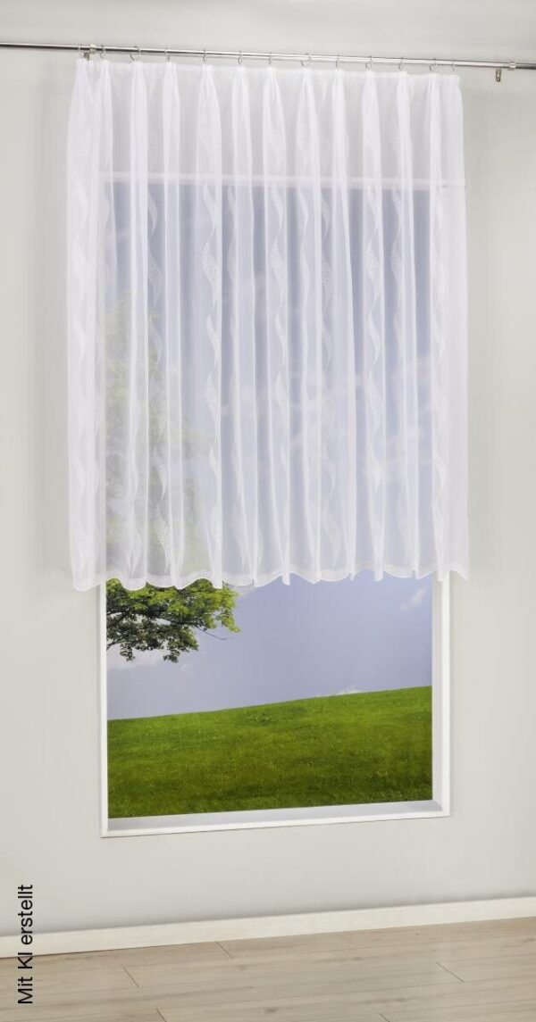 POCOline Fertigstore Sally weiß B/L: ca. 450x145 cm – Bild 3