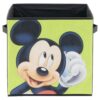 Stoffbox Mickey/Minnie schwarz B/H/T: ca. 32x32x32 cm – Bild 4