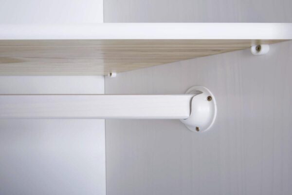 Kleiderschrank Kappl weiß B/H/T: ca. 150x198x56 cm – Bild 5