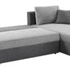 Ecksofa mit Bettfunktion und Bettkasten anthrazit grau Polyester B/H/T: ca. 247x82x178 cm – Bild 2