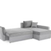 Ecksofa mit Bettfunktion und Bettkasten grau Polyester B/H/T: ca. 247x82x178 cm Ecksofa mit Bettfunktion und Bettkasten grau Polyester B/H/T: ca. 247x82x178 cm – Bild 3