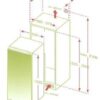 Respekta Doppelblock Premium weiß hochglänzend B/H/T: ca. 290x200x60 cm – Bild 3