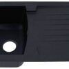 Respekta Einbauspüle Boston 86 x 50 S schwarz Mineralite B/H/T: ca. 86x20x50 cm – Bild 2