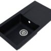 Respekta Einbauspüle Denver 78 x 44 S schwarz Mineralite B/H/T: ca. 78x17x43,5 cm Respekta Einbauspüle Denver 78 x 44 S schwarz Mineralite B/H/T: ca. 78x17x43,5 cm – Bild 4