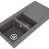 Respekta Einbauspüle Denver 1,5 100 x 50 G Beton grau Mineralite B/H/T: ca. 100x20x50 cm Respekta Einbauspüle Denver 1,5 100 x 50 G Beton grau Mineralite B/H/T: ca. 100x20x50 cm – Bild 2
