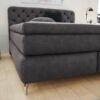 Boxspringbett anthrazit Liegefläche B/L: ca. 180x200 cm – Bild 2
