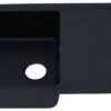 Respekta Einbauspüle Columbia 100 x 50 S schwarz Granitverbundmaterial B/H/T: ca. 100x18,5x50 cm Respekta Einbauspüle Columbia 100 x 50 S schwarz Granitverbundmaterial B/H/T: ca. 100x18,5x50 cm – Bild 2