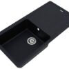 Respekta Einbauspüle Columbia 100 x 50 S schwarz Granitverbundmaterial B/H/T: ca. 100x18,5x50 cm Respekta Einbauspüle Columbia 100 x 50 S schwarz Granitverbundmaterial B/H/T: ca. 100x18,5x50 cm – Bild 3