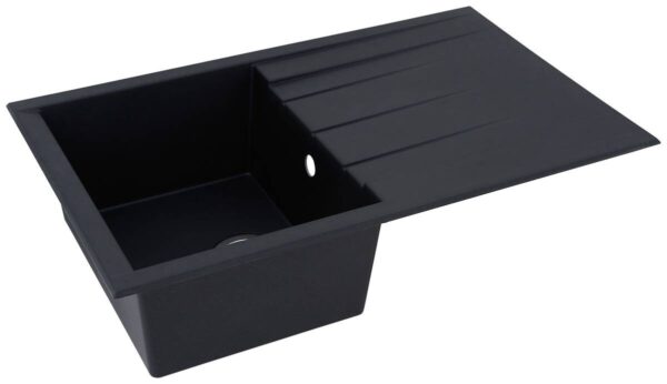 Respekta Einbauspüle Houston 80 x 50 S schwarz Mineralite B/H/T: ca. 80x21x50 cm Respekta Einbauspüle Houston 80 x 50 S schwarz Mineralite B/H/T: ca. 80x21x50 cm – Bild 3