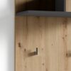 Wandpaneel BEN Eiche Nachbildung anthrazit B/H/T: ca. 60x136x27 cm – Bild 3